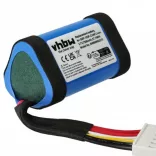 JBL GSP-1S3P-CH4A, 1AA011NA, GSP-1S3P-CH40 - Li-Ion 7500 mAh - Utángyártott hangszóró akku - VHBW