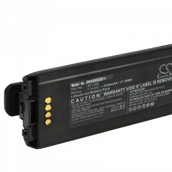   Icom BP-288 - 2350 mAh 7.4 V Li-Ion - Utángyártott rádió akku