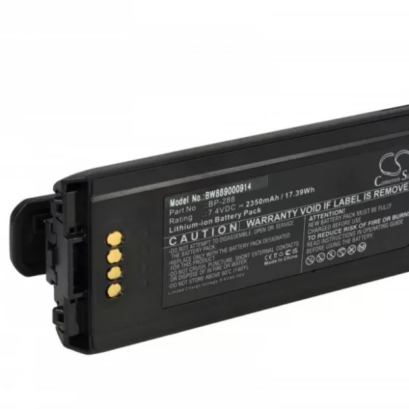 Icom BP-288 - 2350 mAh 7.4 V Li-Ion - Utángyártott rádió akku - VHBW