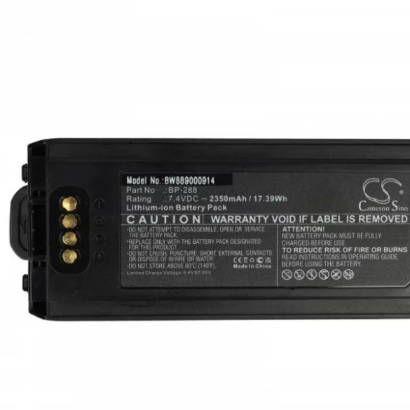 Icom BP-288 - 2350 mAh 7.4 V Li-Ion - Utángyártott rádió akku - VHBW