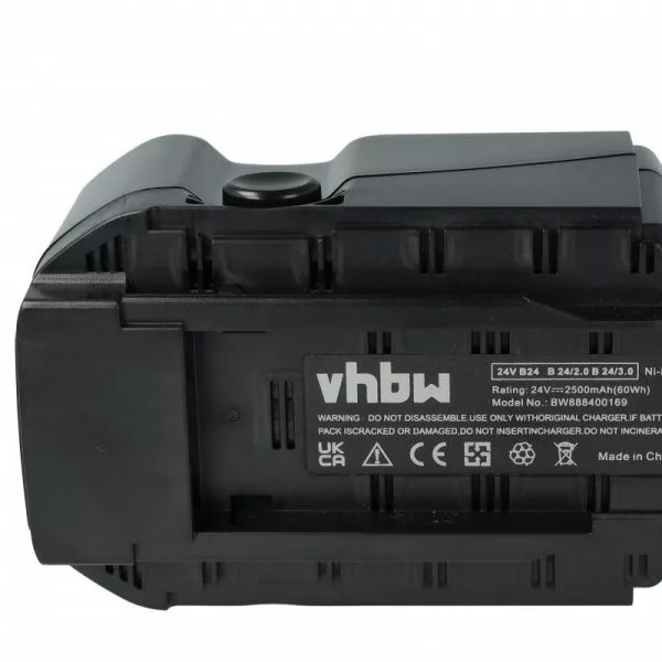  Szerszámgép akku Hilti B24/3.0, B24/2.0, B24 - 2500 mAh, 24 V, NiMH - Utángyártott akku