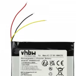   Hella Gutmann auto diagnosztika 2S/LPP443441 S - 660 mAh 7.4 V Li-polymer - Utángyártott akku