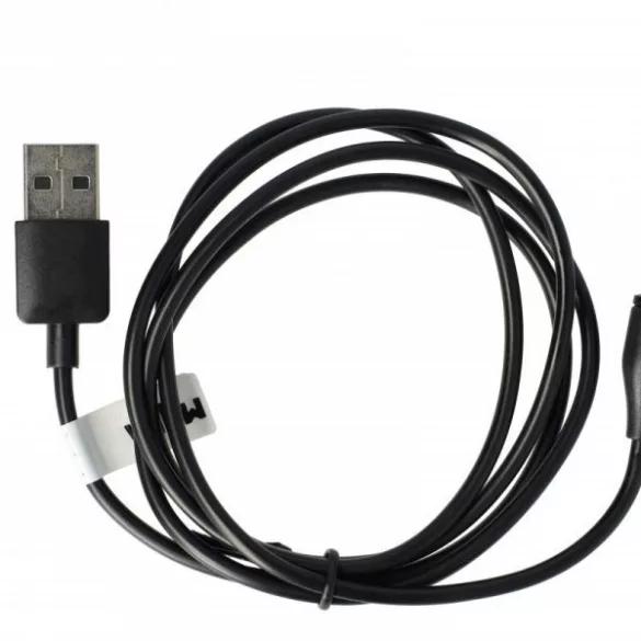 Töltőkábel Garmin 8013048 Garmin Fitness Tracker - USB A Kábel, 100cm, fekete - Utángyártott - VHBW