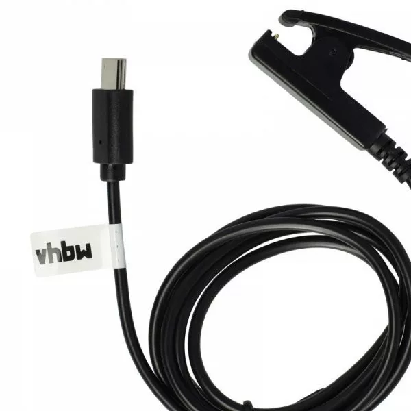 Töltőkábel Garmin 010-13289-00 for Garmin Fitness Tracker - USB C Kábel, 100cm, fekete - Utángyártott Töltőkábel Garmin 010-13289-00 for Garmin Fitness Tracker - USB C Kábel, 100cm, fekete - Utángyártott