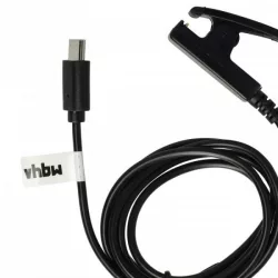   Töltőkábel Garmin 010-13289-00 for Garmin Fitness Tracker - USB C Kábel, 100cm, fekete - Utángyártott