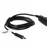 Töltőkábel Garmin 010-13289-00 for Garmin Fitness Tracker - USB C Kábel, 100cm, fekete - Utángyártott - VHBW