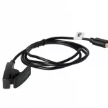 Töltőkábel Garmin 010-11029-19 for Garmin Fitness Tracker - Kábel, 100cm, fekete - Utángyártott - VHBW