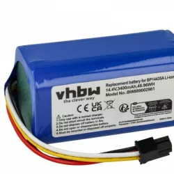   Eureka/Midea BP14435A for Eureka 3400mAh, 14.4V, Li-Ion - Utángyártott porszívó akku
