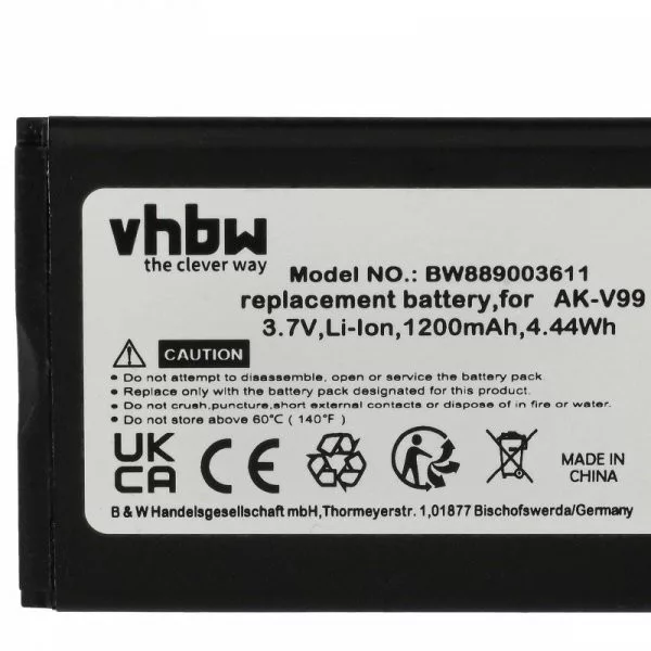 Emporia AK-V99 - 1200 mAh 3.7 V Li-Ion - Utángyártott telefon akku