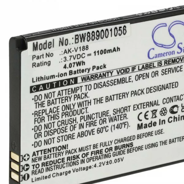 Emporia AK-V188 - 1100 mAh 3.7 V Li-Ion - Utángyártott telefon akku