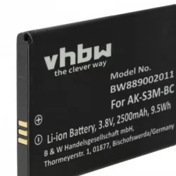   Emporia AK-S3M-BC - 2500 mAh 3.8 V Li-polymer - utángyártott mobiltelefon akku