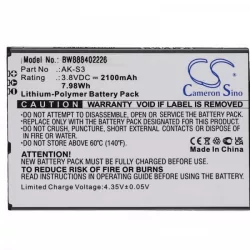   Emporia AK-S3 - 2100 mAh 3.8 V Li-polymer - utángyártott mobiltelefon akku