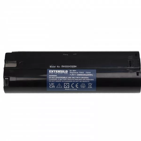 Szerszámgép akku Einhell 91011 - 3300 mAh, 7.2 V, NiMH - Utángyártott akku Szerszámgép akku Einhell 91011 - 3300 mAh, 7.2 V, NiMH - Utángyártott akku