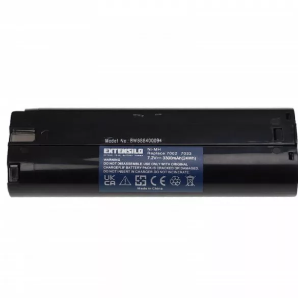 Szerszámgép akku Einhell 91011 - 3300 mAh, 7.2 V, NiMH - Utángyártott akku - VHBW