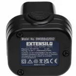 Szerszámgép akku Einhell 4513377E - 2500 mAh, 10.8 V, Li-Ion - Utángyártott akku - VHBW
