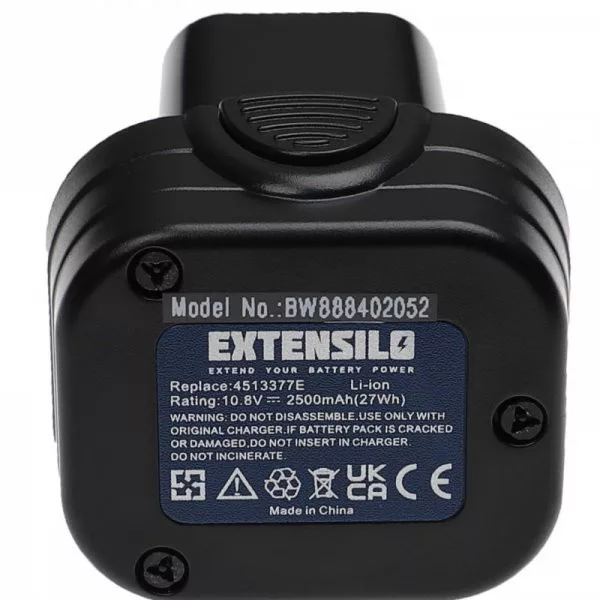 Szerszámgép akku Einhell 4513377E - 2500 mAh, 10.8 V, Li-Ion - Utángyártott akku