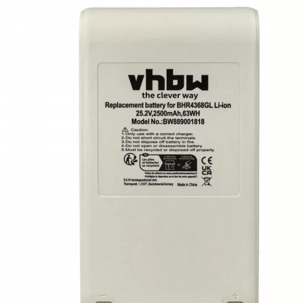 Dreame P2046-7S1P-BCB, 3027689, P2046-7S1P-BCA for Dreame 2500mAh, 25.2V, Li-Ion - Utángyártott porszívó akku