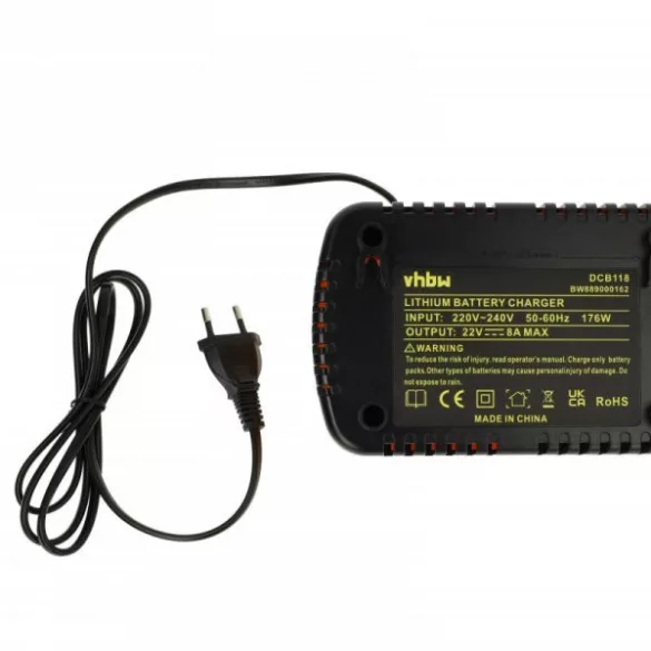 Szerszámgép akkutöltő DCB118 for Dewalt szerszámgép Batteries 18 V - Utángyártott - VHBW