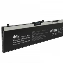   Dell 0VRX0J, 451-BCGI, 0WMRC77I, 5TF10, 0RY3F9 - 7260 mAh 11.4 V Li-polymer - Utángyártott notebook akku