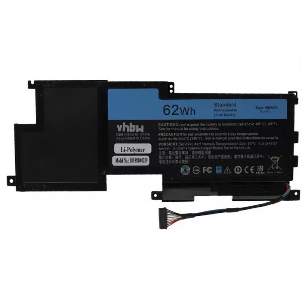 Dell 09F233, W0Y6W, WOY6W - 5500 mAh 11.1 V Li-polymer - Utángyártott notebook akku