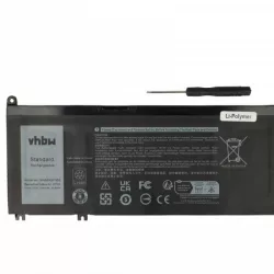   Dell 99NF2, 81PF3, 07FHHV, 7FHHV, 33YDH - 2300 mAh 15.2 V Li-polymer, fekete - Utángyártott notebook akku