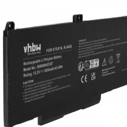   Dell RJ40G, 075X16 - 3000 mAh 15.2 V Li-Ion - Utángyártott notebook akku