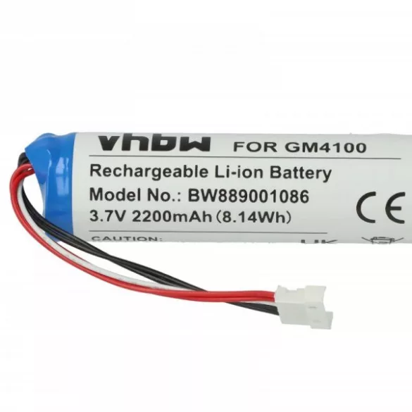 Datalogic 128000894, BT-8, RBP-4000 - 2200 mAh 3.7 V Li-Ion Utángyártott vonalkód olvasó akku - VHBW