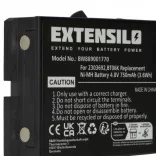 Danfoss BT06K, 2303692 - 750 mAh 4.8 V NiMH Utángyártott távirányító akku - VHBW