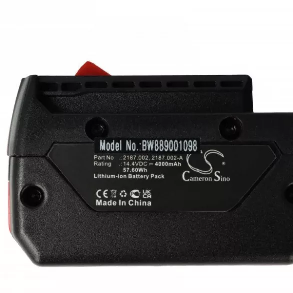 Szerszámgép akku Cyklop 2187.002-A, H-2385-BATT, 2187.002 - 4000 mAh, 14.4 V, Li-Ion - Utángyártott akku - VHBW