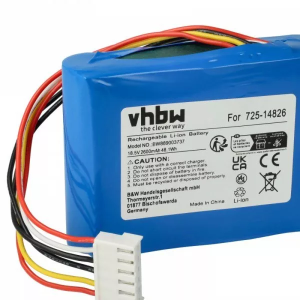 Fűnyíró Cub Cadet 725-14826, 725-14827, 725-18426 - 2600 mAh 18.5 V Li-Ion - Utángyártott akku Fűnyíró Cub Cadet 725-14826, 725-14827, 725-18426 - 2600 mAh 18.5 V Li-Ion - Utángyártott akku