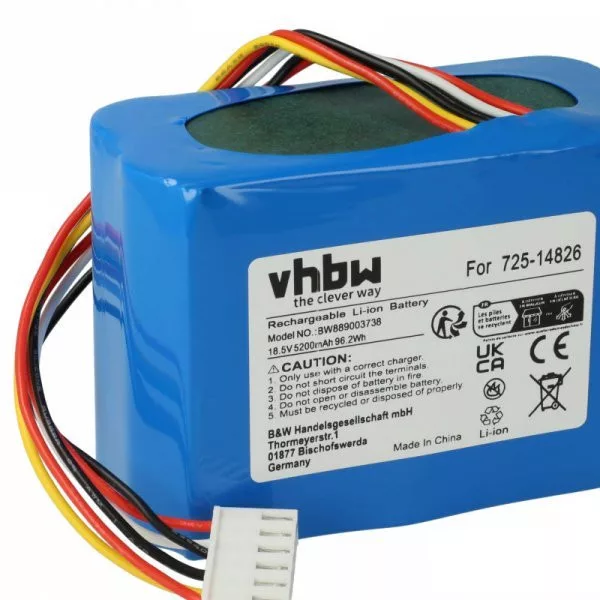 Fűnyíró Cub Cadet 725-14826, 725-14827, 725-18426 - 5200 mAh 18.5 V Li-Ion - Utángyártott akku Fűnyíró Cub Cadet 725-14826, 725-14827, 725-18426 - 5200 mAh 18.5 V Li-Ion - Utángyártott akku