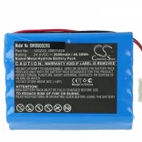 Egészségügyi eszköz - Cardioline AMED5062, 0593, 120222, 1220211-01 - 2000 mAh 24 V NiMH - Utángyártott akku - VHBW