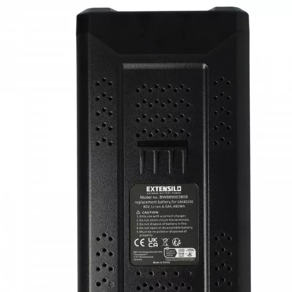 Szerszámgép akku Briggs & Stratton 1760265, 1760514, 1760967 - 5000 mAh, 80 V, Li-Ion - Utángyártott akku