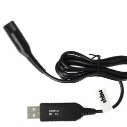   USB Töltőkábel Braun 491-5691, 81615618, 8161561, 81747675 for Braun borotva - 120 cm - Utángyártott