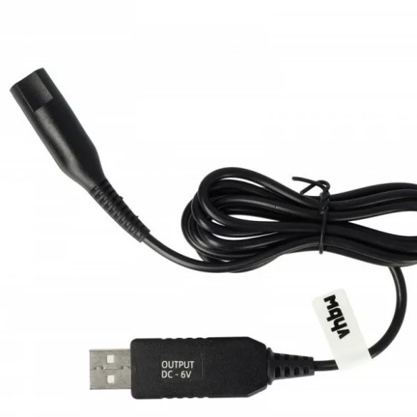USB Töltőkábel Braun 491-5691, 81615618, 8161561, 81747675 for Braun borotva - 120 cm - Utángyártott - VHBW