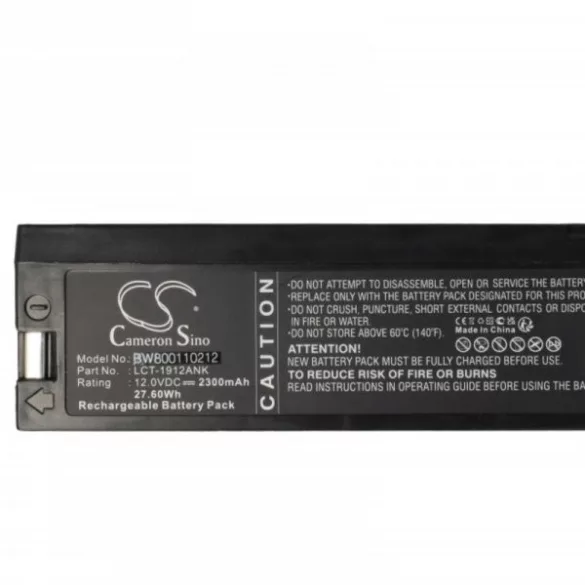 Egészségügyi eszköz - BLAUPUNKT CR-2000S - 2300 mAh 12 V AGM - Utángyártott akku - VHBW