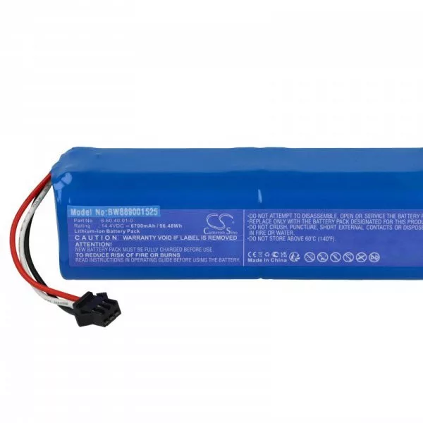 BLAUPUNKT 6.60.40.01-0 for Blaupunkt 6700mAh, 14.4V, Li-Ion - Utángyártott porszívó akku BLAUPUNKT 6.60.40.01-0 for Blaupunkt 6700mAh, 14.4V, Li-Ion - Utángyártott porszívó akku