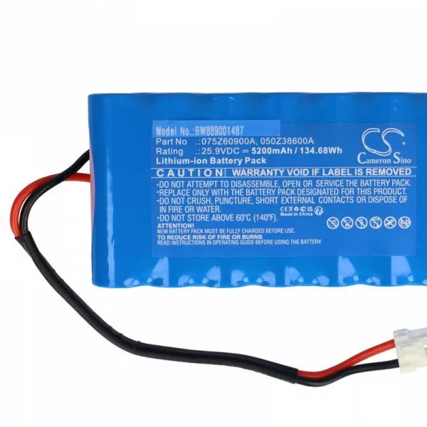 Fűnyíró Ambrogio 050Z38600A, 050Z36600A, 075Z60900A - 5200 mAh 25.9 V Li-Ion - Utángyártott akku Fűnyíró Ambrogio 050Z38600A, 050Z36600A, 075Z60900A - 5200 mAh 25.9 V Li-Ion - Utángyártott akku