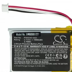   Fejhallgató -  AKG P083040-Q02 - 1000 mAh 3.7 V Li-polymer - Utángyártott akku