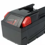 Szerszámgép akku AEG / Milwaukee 48-11-1830, 48-11-2830 - 5000 mAh, 28 V, Li-Ion - Utángyártott akku - VHBW