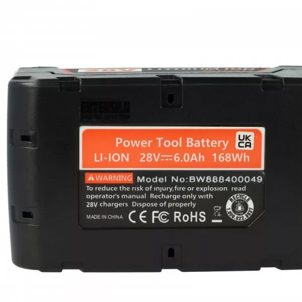 Szerszámgép akku AEG / Milwaukee 48-11-1830, 48-11-2830 - 6000 mAh, 28 V, Li-Ion - Utángyártott akku