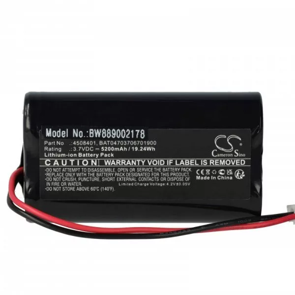 Asztali Lámpa BAT04703706701900, 4508401 - 5200 mAh 3.7 V Li-Ion - Utángyártott akku