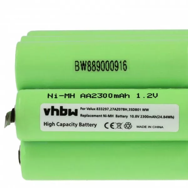 Elektromos sötétítő 833297, 27AZ07BH, 3SD B01 WW - 2300 mAh 10.8 V NiMH - utángyártott akku Elektromos sötétítő 833297, 27AZ07BH, 3SD B01 WW - 2300 mAh 10.8 V NiMH - utángyártott akku
