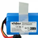 360 INR21700M50T-4S1P for 360 5000mAh, 14.52V, Li-Ion - Utángyártott porszívó akku - VHBW