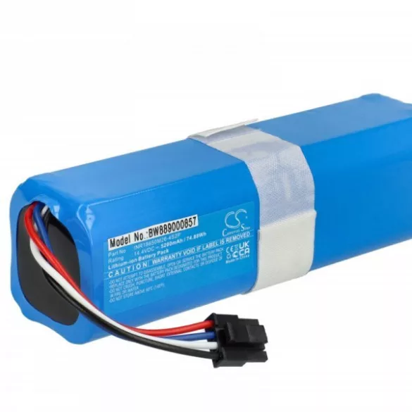 360 INR18650 M26-4S2P, D080-4S2P for 360 5200mAh, 14.4V, Li-Ion - Utángyártott porszívó akku - VHBW