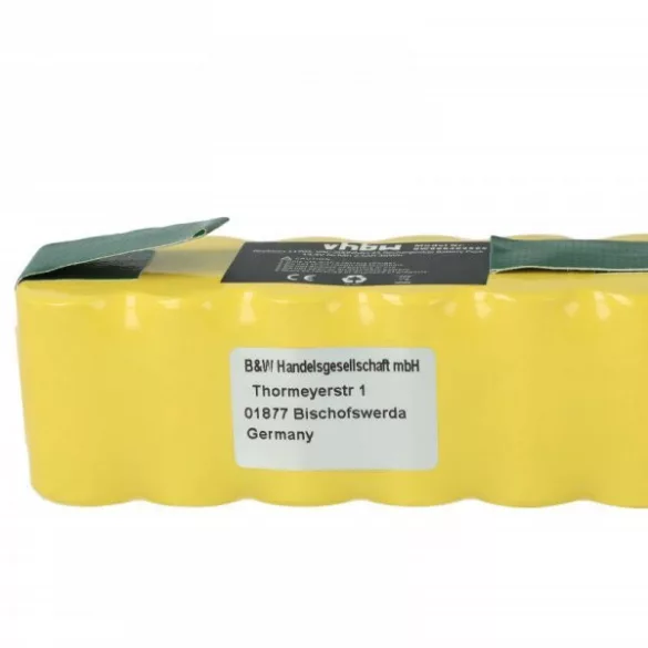 iRobot Roomba 500 2500mAh, 14.4V, NiMH - Utángyártott akku - VHBW