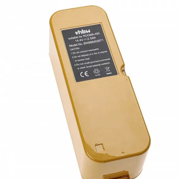 irobot Roomba 400 2500mAh, 14.4V, NiMH - Utángyártott akku - VHBW