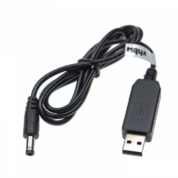 USB adapter - USB A -> 5,5 x 2,5 mm hengeres csatlakozó - 5 V / 3 A -> 12 V / 1 A