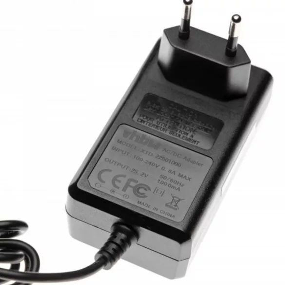 Devices Li-Ion akku pakks 21.6 V - 22.2 V - 120 cm 25.2 V / 1 A - Utángyártott tápegység - VHBW