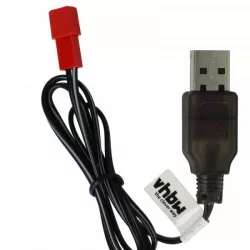 USB RC Töltőkábel Batteries JST csatlakozó, 60 cm 3.6 V